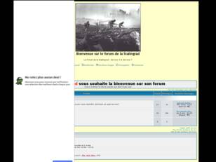 Bienvenue sur le forum de la Stalingrad