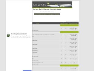 Forum de l'alliance Start Airways