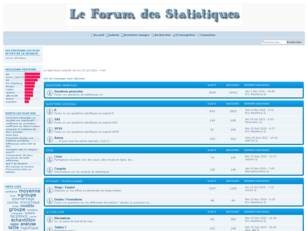 Forum de statistiques