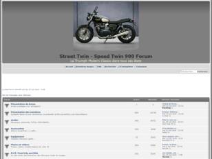 Forum de discussion dédié à la moto Triumph Street Twin