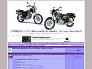 Forum motos SUZUKI GN 125 / 250 / 400 et autres TU