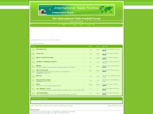 The International Table Football Forum