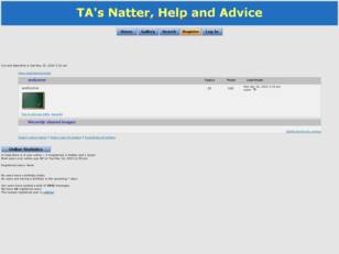 Free forum : TA's Natter, Help and Advice