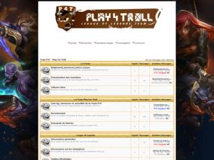 Forum Team P4T - Play For Troll sur League of Legends !