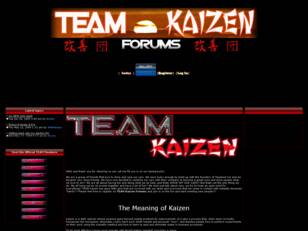 **Welcome to TEAM Kaizen**