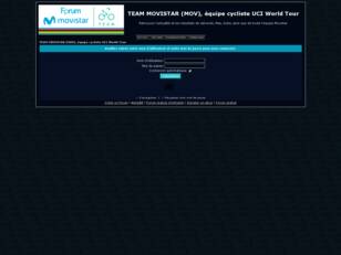 Forum équipe cycliste Movistar