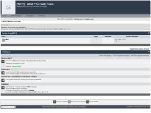 Forum Team [WTF!] (What The Fuck! Team)