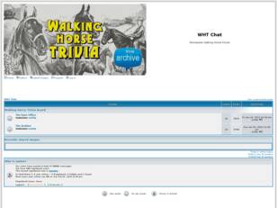 Walking Horse Trivia Chat