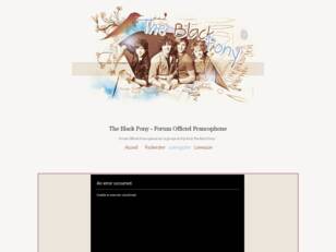 The Black Pony - Forum Officiel Francophone