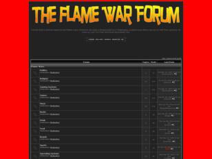 The Flame War Forum