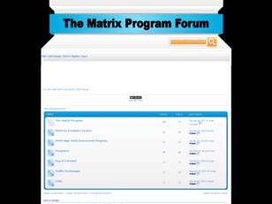 The Matrix Program Forum