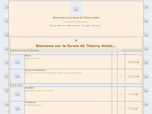 Bienvenue sur le forum de Thierry Amiel