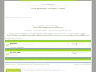 créer un forum : Tidy Scraproom