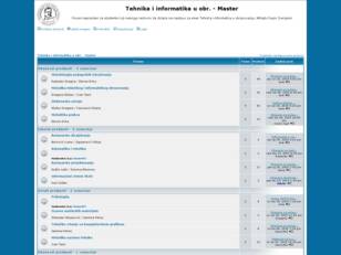 Tehnika i informatika u obr. - Master