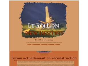 Le roi lion new destiny