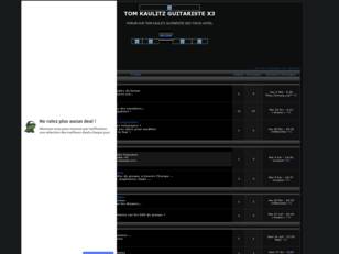 TOM KAULITZ GUITARISTE X3