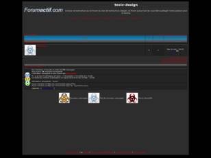 creer un forum : toxic-design
