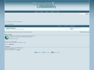 Free forum : TRF Quiz 2009 - Crossbows