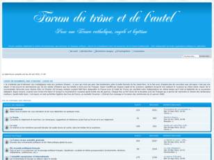 Forum du trône et de l'autel