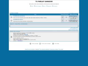 Foro gratis : TU PARLAY GANADOR
