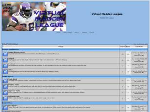 Free forum : Virtual Madden League