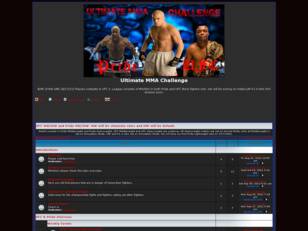 Free forum : Ultimate MMA Challenge