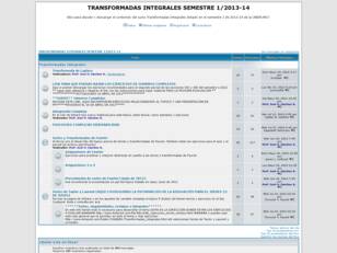 TRANSFORMADAS INTEGRALES SEMESTRE 1-2009