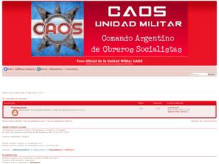 Foro Oficial de la Unidad Militar CAOS