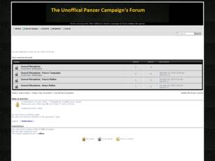 Unofficial Panzer Campaigns Forum