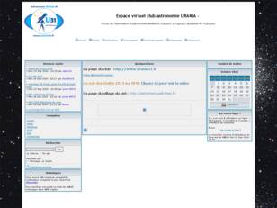 Espace virtuel club astronomie URANIA