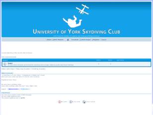 The University of York Skydiving Club Forum