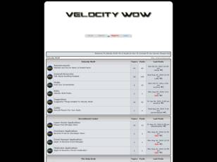 Velocity WoW