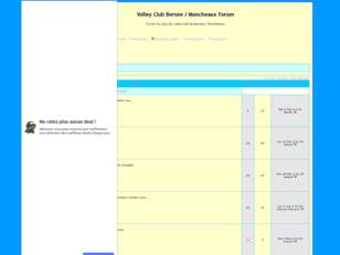Volley Ball Bersee / Moncheaux Forum