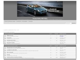 Forum Volvo V40 et V40 Cross Country 2012