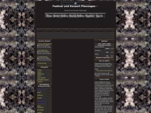 Festival und Konzert Planung