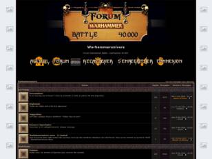 Forum Warhammer Battle et Warhammer 40 000