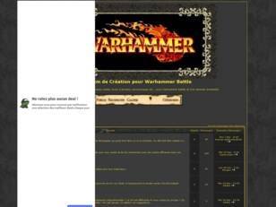 Forum de Creation pour Warhammer Battle