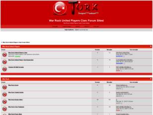 War Rock United Players Clanı Forum Sitesi