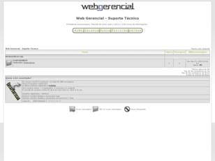 Web Gerencial - Suporte Técnico