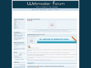 Webmaster Forum • Compartimos entre administradores