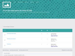 Forum des webmasters de Packs FFCAM