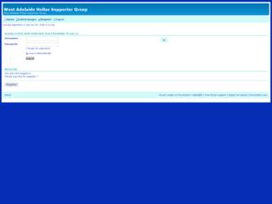 Free forum : West Adelaide Hellas Supporter Group