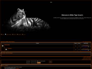 Welcome to White Tiger forum's