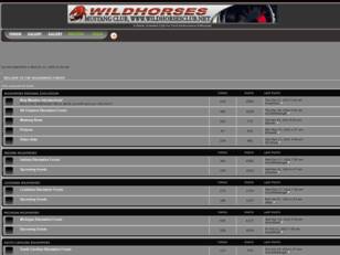 Wildhorses Club Site Forum