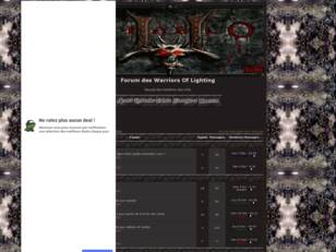Forum des Warriors Of Lighting