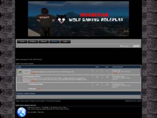 Official Forum : Wolf Gaming Roleplay