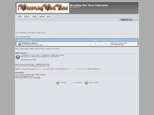 Free forum : Wrestling War Zone Federation