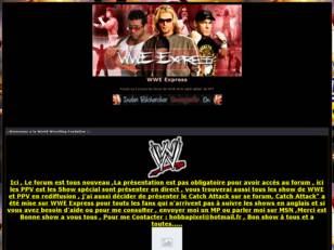 creer un forum : WWE Express