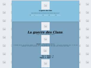 creer un forum : La guerre des Clans