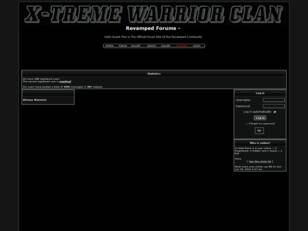 X-TREME WARRIOR CLAN OFFICIAL FORUM SITE